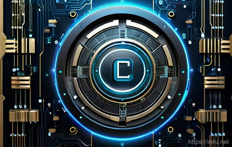 양자 컴퓨터 위협에 대한 현행 암호체계 취약성 - A hyper-futuristic, visually stunning quantum computer system, radiating with intricate, glowing qub...