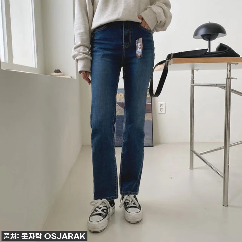 인생템 등극! 여자 진청바지 슬림 스 관련 이미지 1