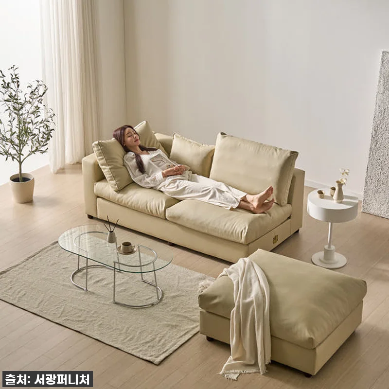 품절임박! 세인트블랑 컴피 구스 가죽 모듈 2인용 소파 와이드 스툴, 내 거실에 찰떡 찐후기! 11 품절임박! 세인트블랑 컴피 구스 가죽 관련 이미지 1