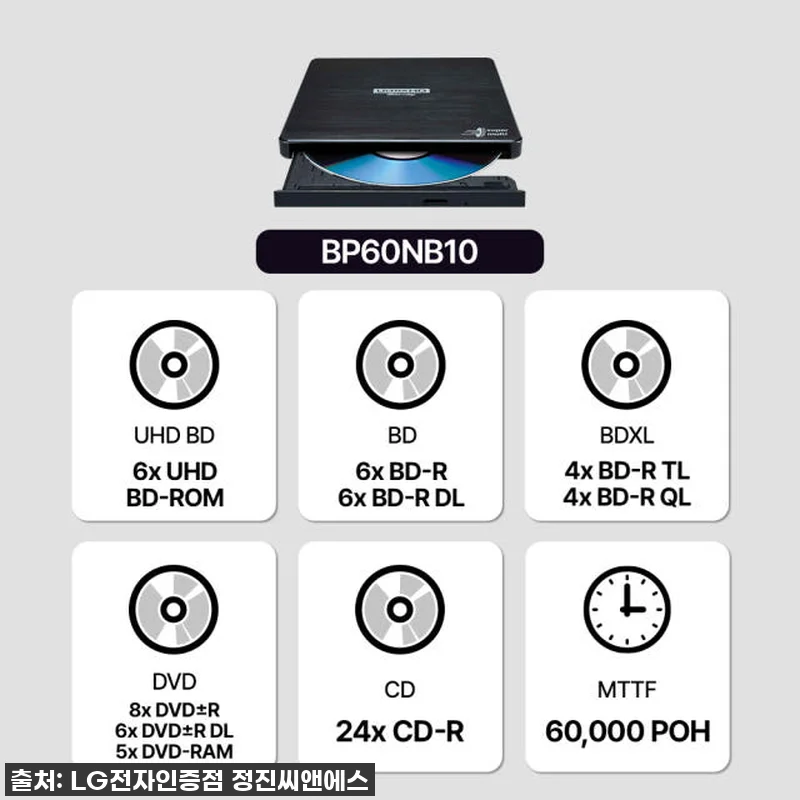 역대급 만족! BP60NB10 블루레이 ODD, 제 영화 & 음악 라이프가 업그레이드됐어요! ✨ (feat. 4K 화질에 휴대성까지 완벽!) 9 역대급 만족! BP60NB10 블루레 관련 이미지 2