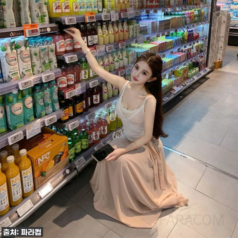 여성 겨울투피스 세련된 니트스커트세트 관련 이미지 4