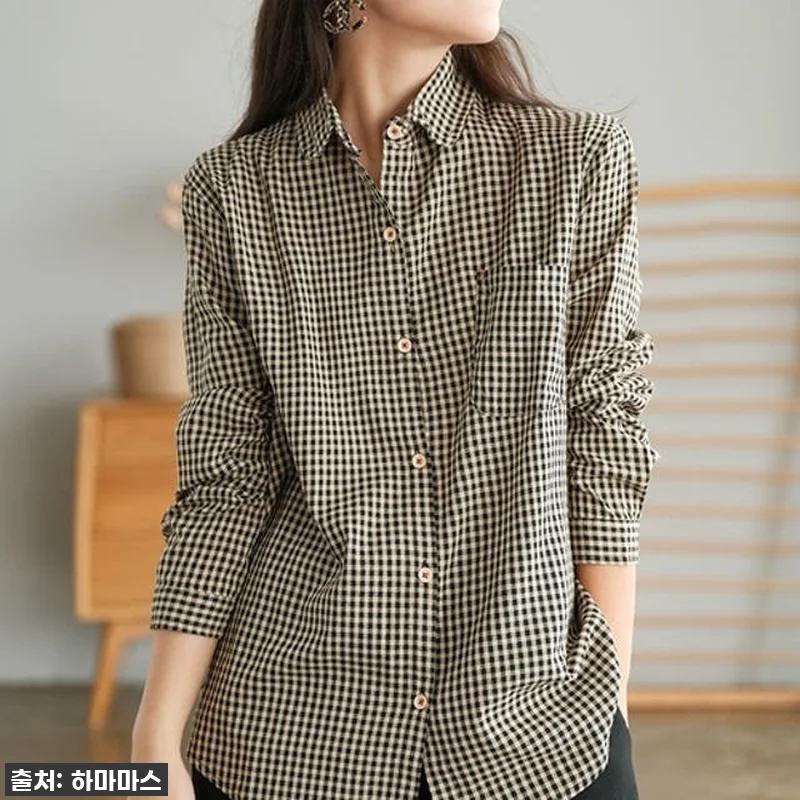 찐후기! 하마마스 사계절 순면 셔츠 블라우스 7종, 4050 여성이라면 이 가격에 꼭 쟁여야 할 필수템! 13 찐후기! 하마마스 사계절 순면 셔츠 관련 이미지 4