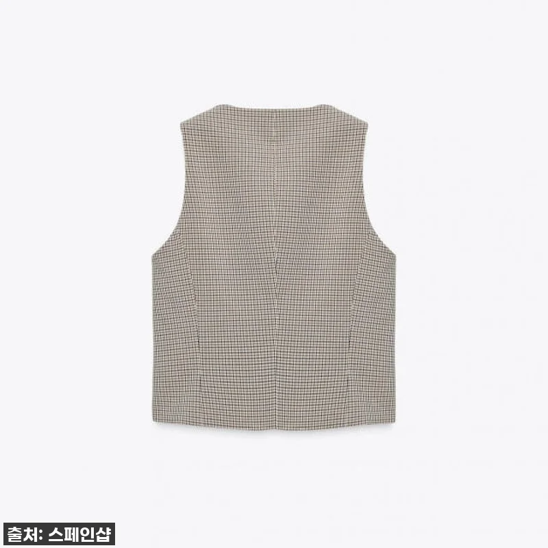 자라 클래식 체크 베스트 찐후기! 품 관련 이미지 7