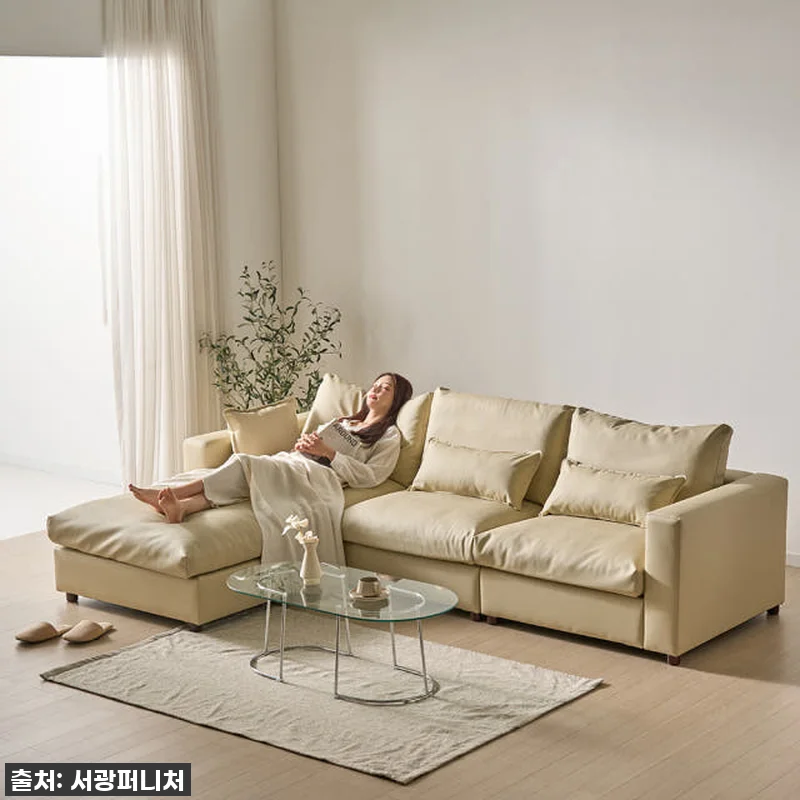 품절임박! 세인트블랑 컴피 구스 가죽 모듈 2인용 소파 와이드 스툴, 내 거실에 찰떡 찐후기! 17 품절임박! 세인트블랑 컴피 구스 가죽 관련 이미지 7