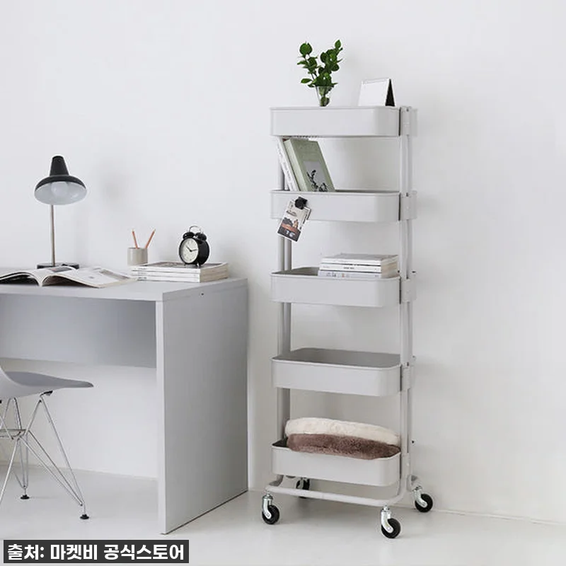 **품절임박!** 우리 집 숨은 공간까지 완벽하게 살려주는 '롬비 트롤리 카트 5단 라이트그레이' 찐후기! 12 **품절임박!** 우리 집 숨은 공간 관련 이미지 1