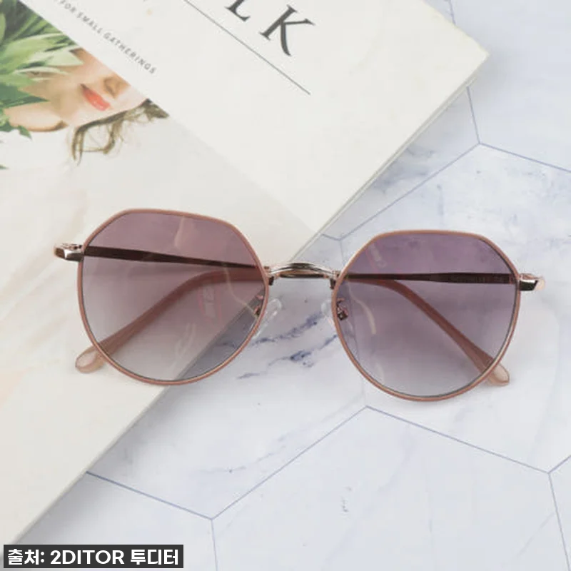 남자 여자 공용 다각형 라운드 미러 선글라스 4 남자 여자 공용 다각형 라운드 미러 관련 이미지 1
