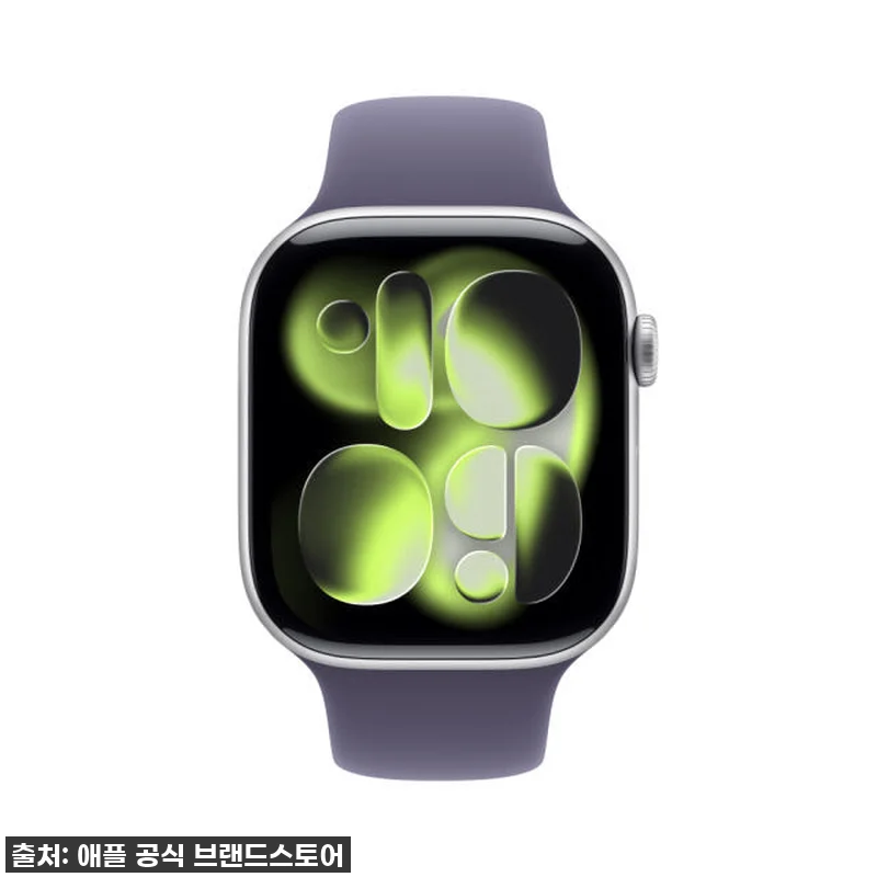 애플워치 11 실버 알루미늄 퍼플 포 관련 이미지 1