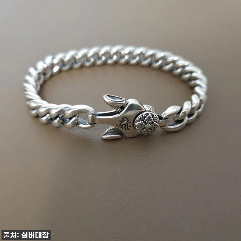 찐후기! 8.5mm 볼드 실버 체인 관련 이미지 1