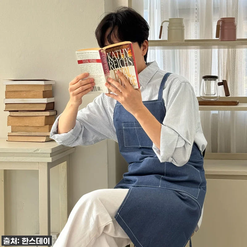 이슈템 떴다! 한스데이 논페이드 데님 캠퍼 앞치마, 카페 사장님의 찐후기! ✨ 9 이슈템 떴다! 한스데이 논페이드 데님 관련 이미지 2