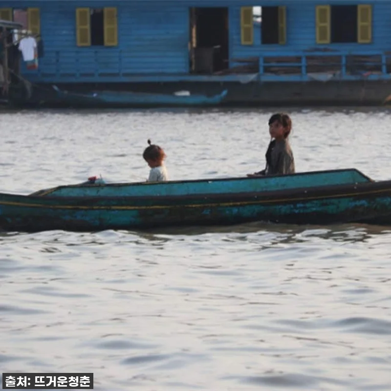 캄보디아 씨엠립 수상마을 크루즈 투어 관련 이미지 2