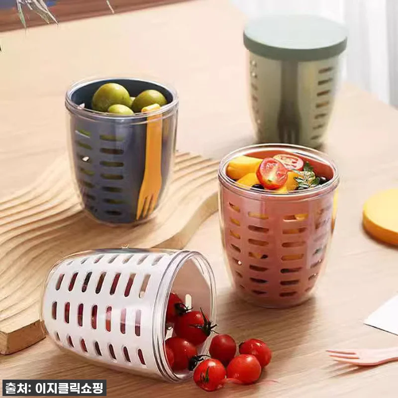 후르츠팟 핑크 과일 도시락통 찐후기: 관련 이미지 2