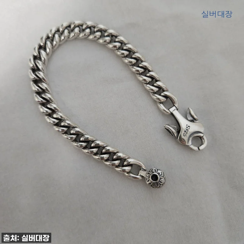 찐후기! 8.5mm 볼드 실버 체인 관련 이미지 2