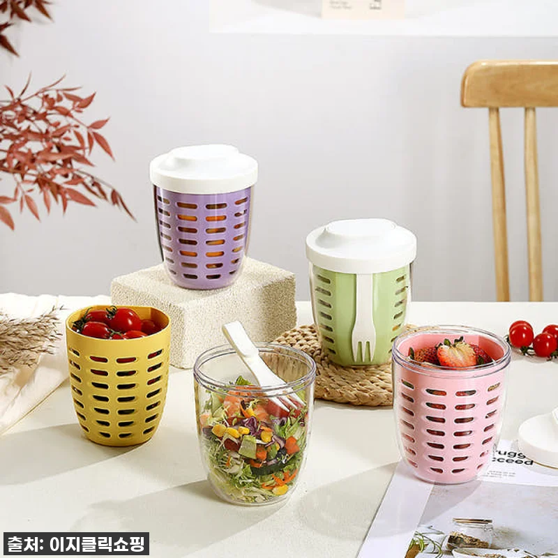 후르츠팟 핑크 과일 도시락통 찐후기: 관련 이미지 3