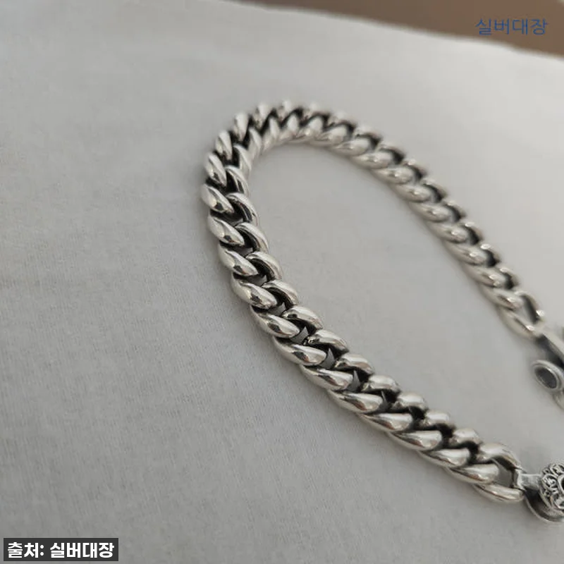 찐후기! 8.5mm 볼드 실버 체인 관련 이미지 3