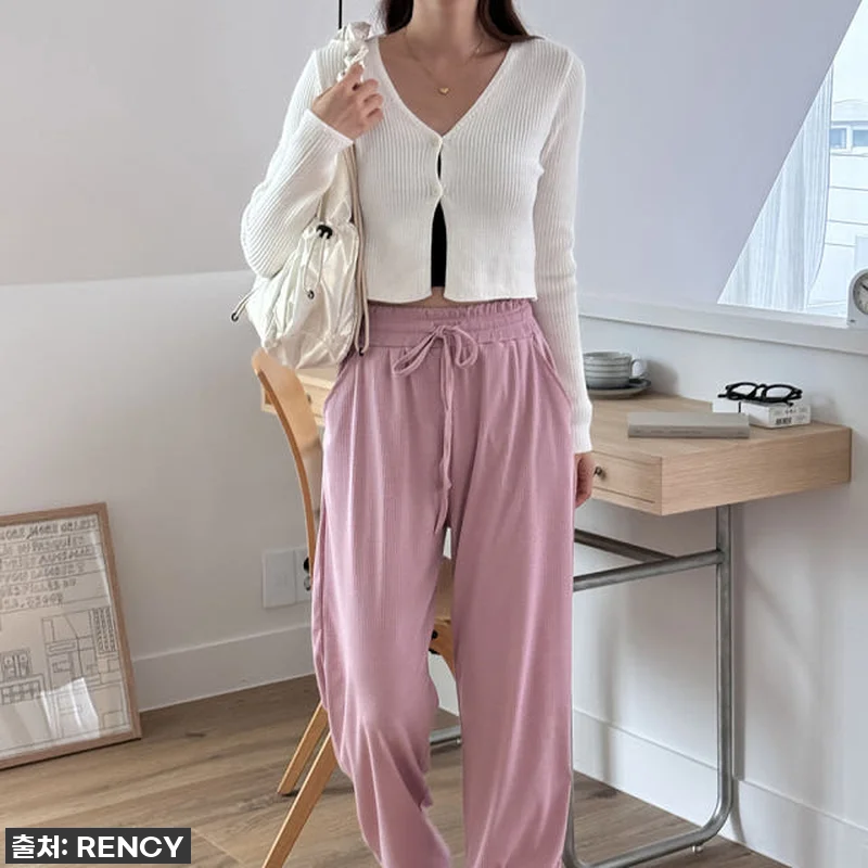 이 가격 실화?! 골지 브이넥 크롭 관련 이미지 2