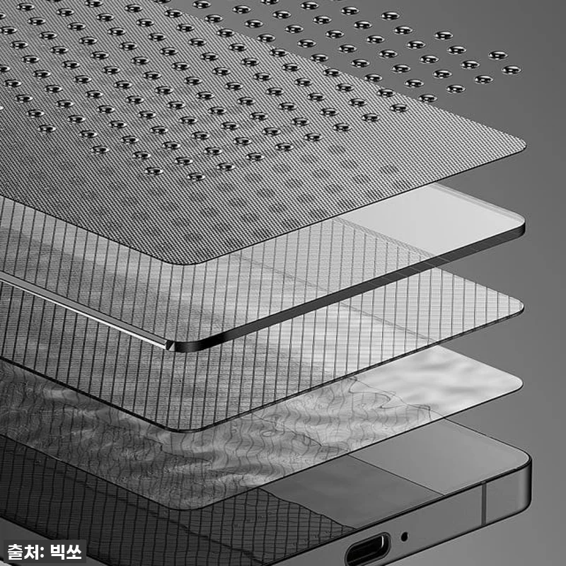 빅쏘 AR 저반사 고화질 강화유리 필름 갤럭시S25 울트라, 1매입 12 빅쏘 AR 저반사 고화질 강화유리 필 관련 이미지 4