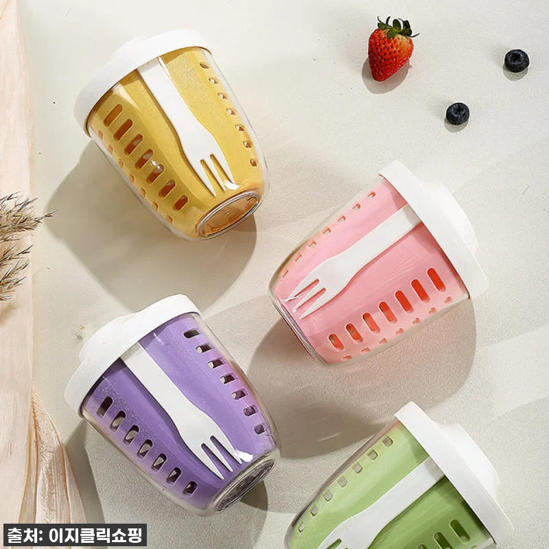 후르츠팟 핑크 과일 도시락통 찐후기: 관련 이미지 4