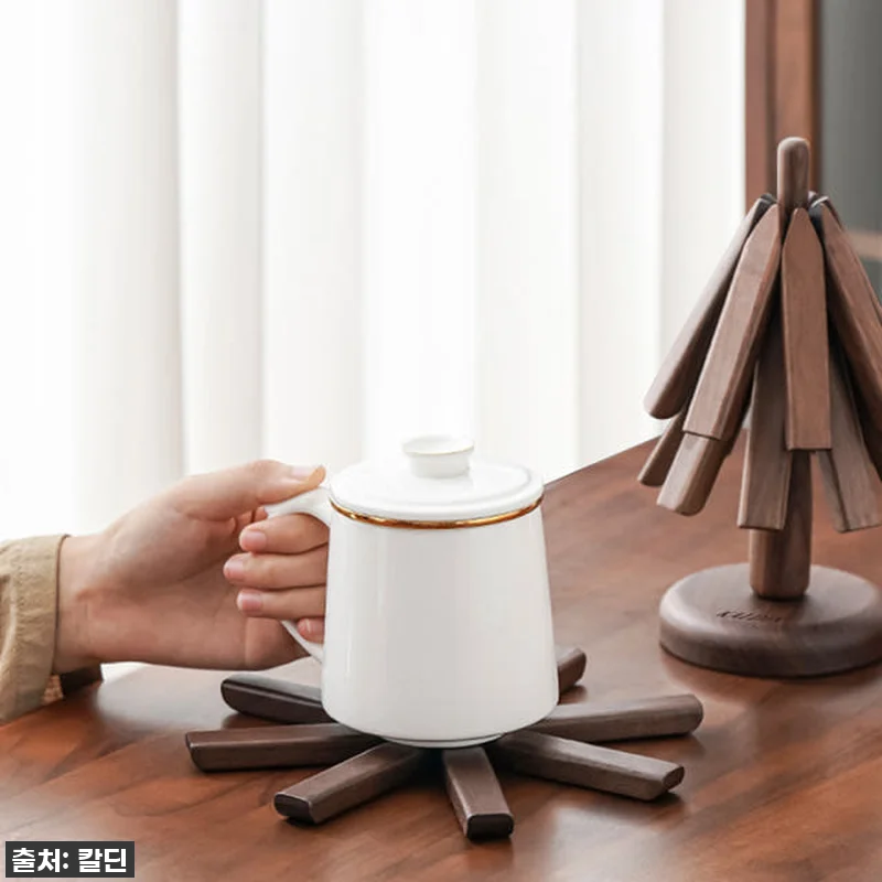 주방 감성 한 스푼? 칼딘 원목 냄비 관련 이미지 4