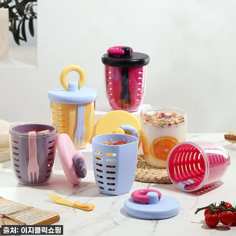 후르츠팟 핑크 과일 도시락통 찐후기: 관련 이미지 5