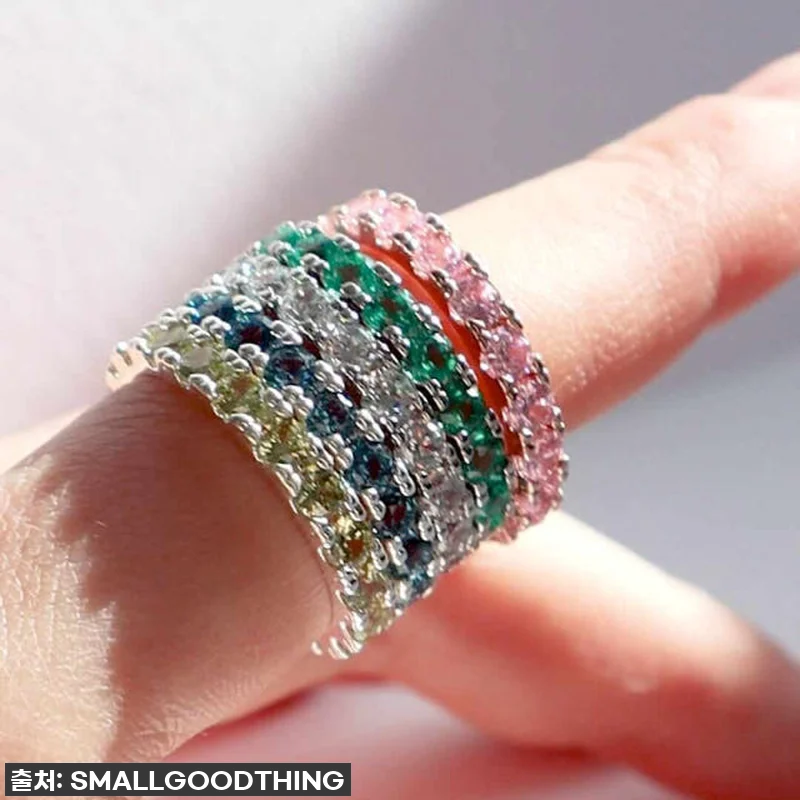 ✨ 품절임박! '큐빅반지 슬림 레이어드 가드링' 착용 후기: 만원대로 명품 퀄리티 뿜뿜? 찐템 인정! 18 ✨ 품절임박! '큐빅반지 슬림 레이어 관련 이미지 8