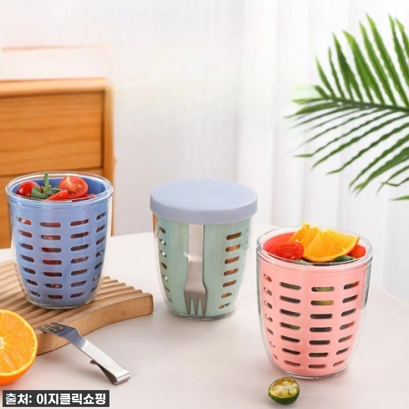 후르츠팟 핑크 과일 도시락통 찐후기: 관련 이미지 8