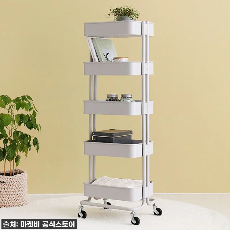 **품절임박!** 우리 집 숨은 공간까지 완벽하게 살려주는 '롬비 트롤리 카트 5단 라이트그레이' 찐후기! 20 **품절임박!** 우리 집 숨은 공간 관련 이미지 9