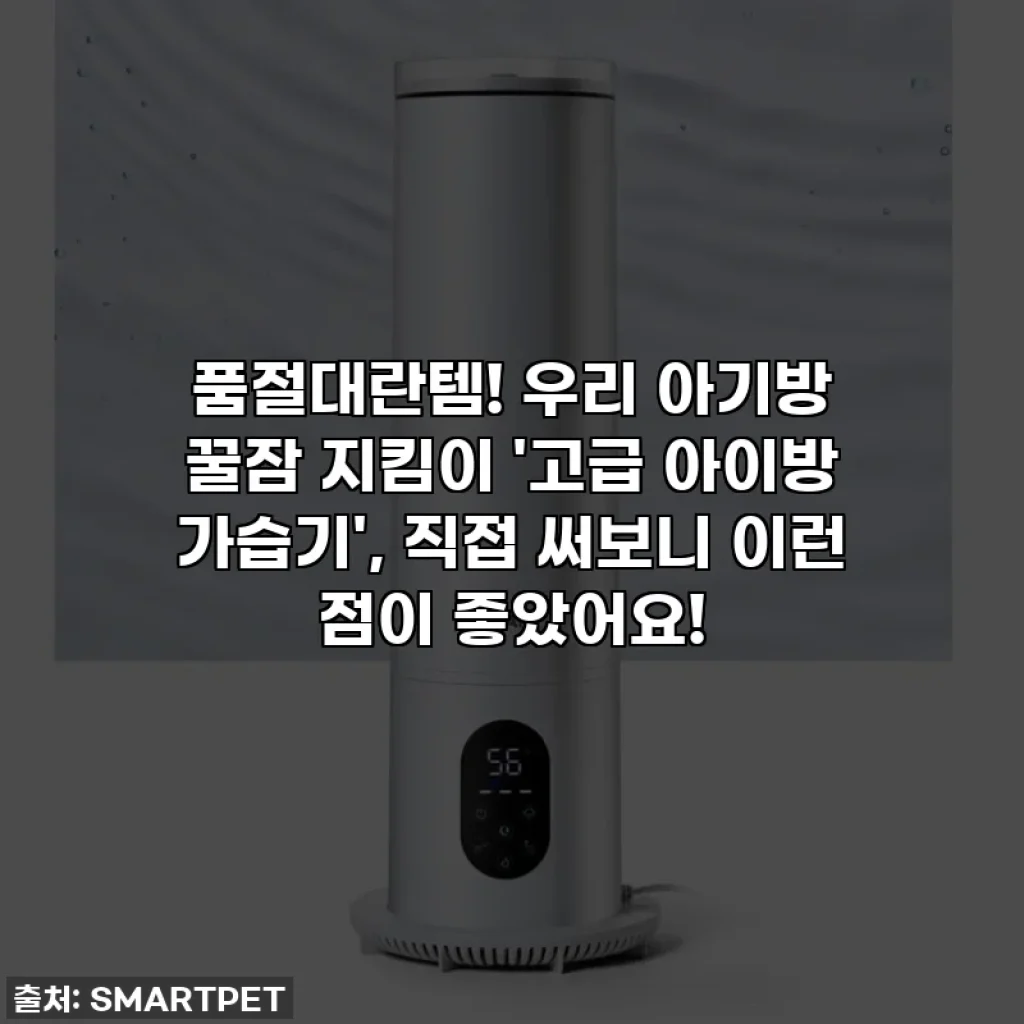 품절대란템! 우리 아기방 꿀잠 지킴이 '고급 아이방 가습기', 직접 써보니 이런 점이 좋았어요!
