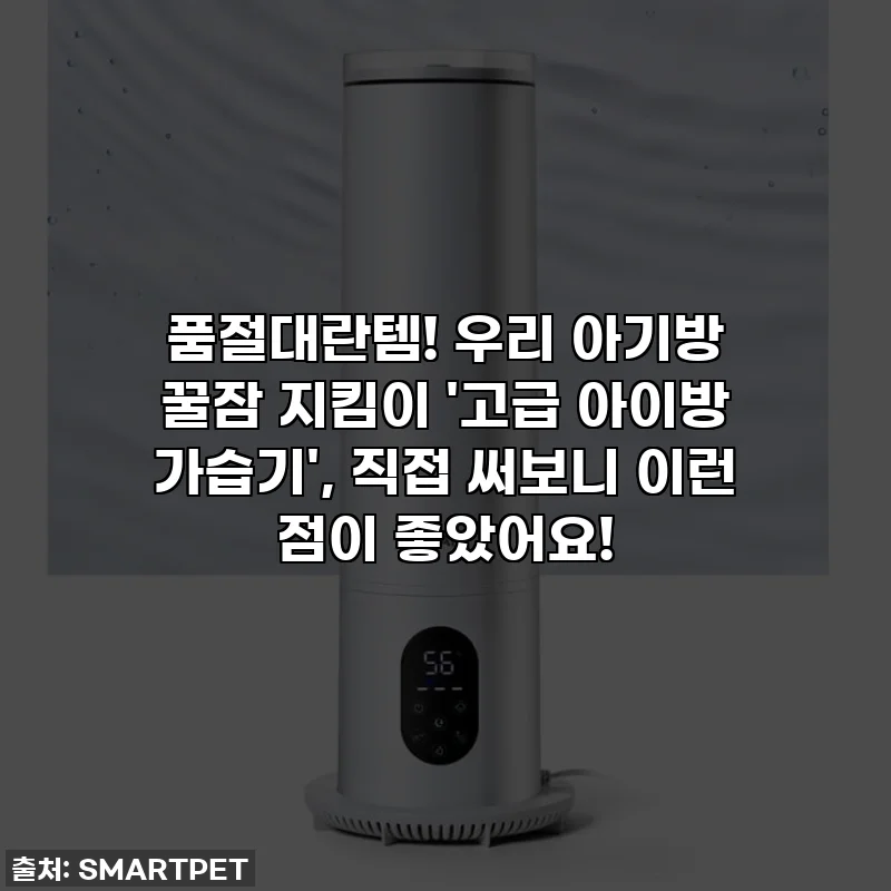 품절대란템! 우리 아기방 꿀잠 지킴이 '고급 아이방 가습기', 직접 써보니 이런 점이 좋았어요!