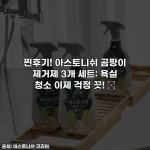 찐후기! 아스토니쉬 곰팡이 제거제 3개 세트: 욕실 청소 이제 걱정 끗! ✨