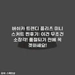 버쉬카 트렌디 플리츠 미니 스커트 찐후기: 이건 무조건 소장각! 품절되기 전에 꼭 겟하세요!