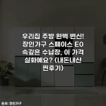 우리집 주방 완벽 변신! 장인가구 스페이스 E0 속깊은 수납장, 이 가격 실화예요? (내돈내산 찐후기)