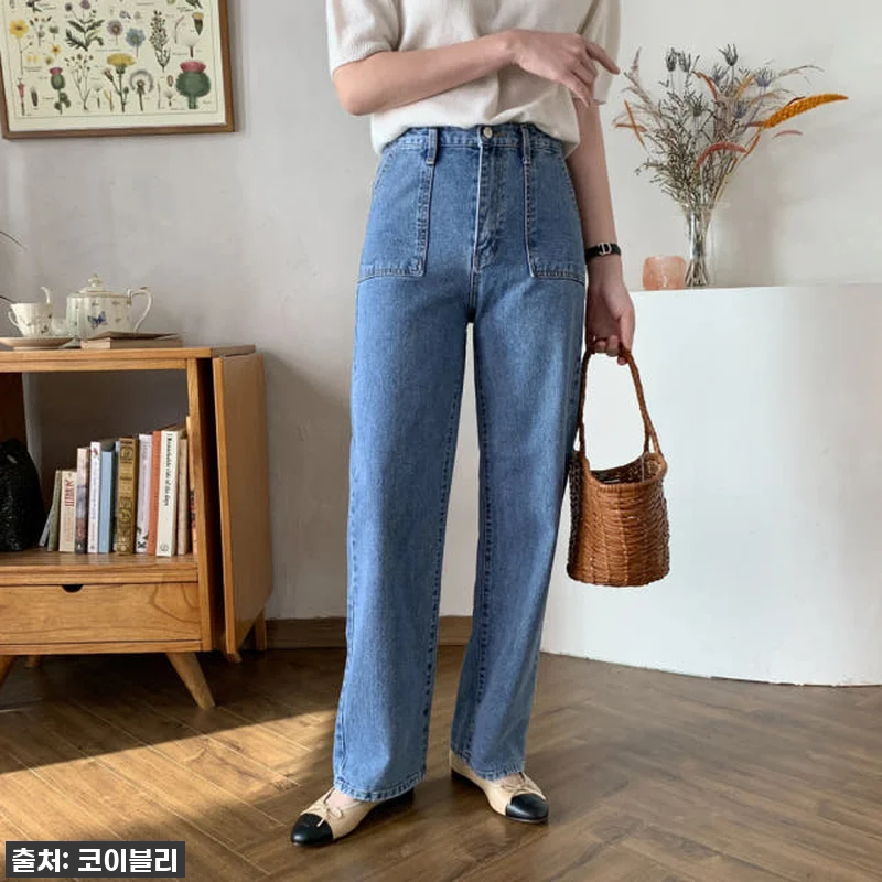 찐후기! 품절임박 '빈티지 포켓 세미 일자진 여성와이드청바지' 인생템 등극! 13 찐후기! 품절임박 '빈티지 포켓 세미 관련 이미지 2