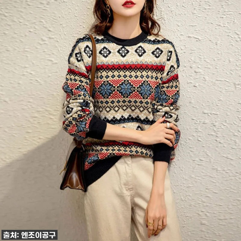 🍂가을 코디템으로 강추! 빈티지 스웨 관련 이미지 2