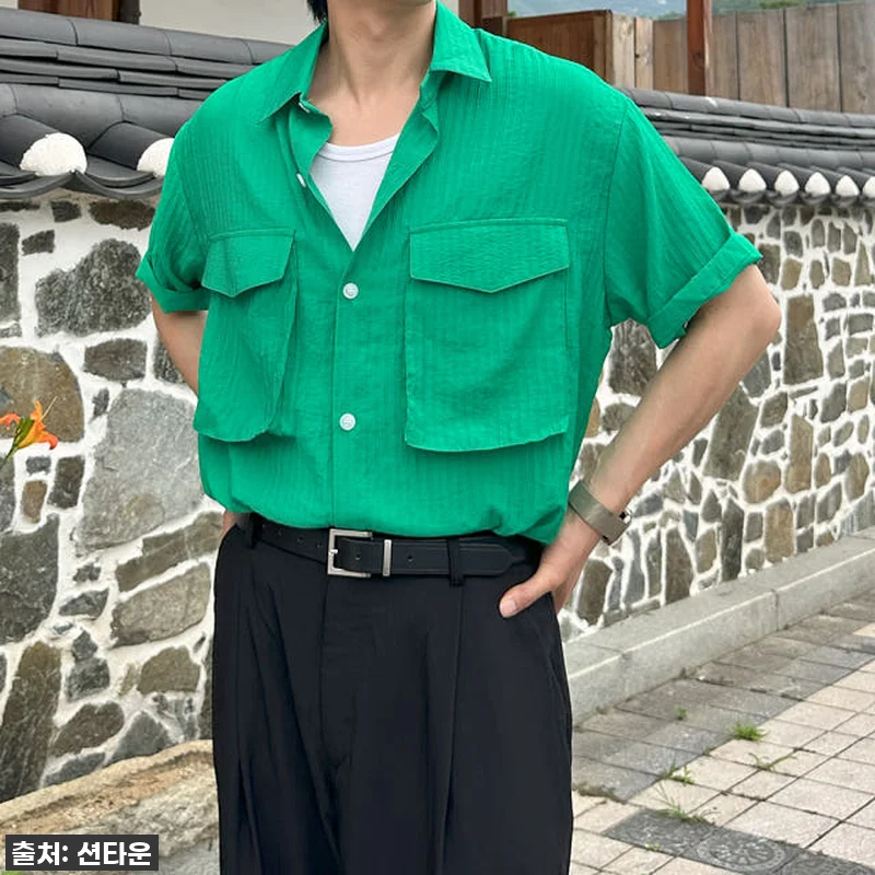 올여름 인생템 등극! 남자 반팔셔츠 관련 이미지 2