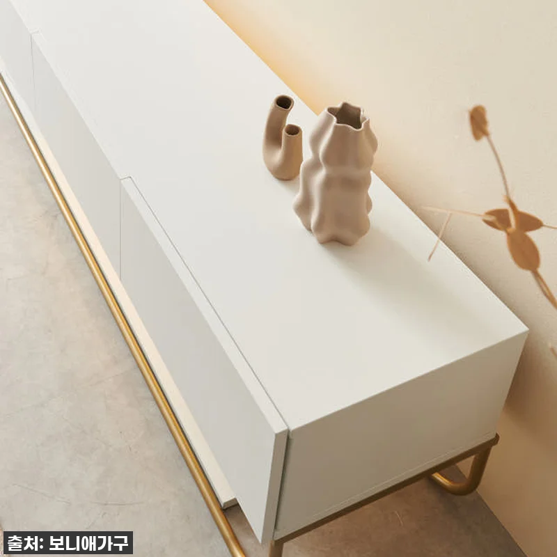 보니애가구 거실장 마리 화이트 TV 관련 이미지 2