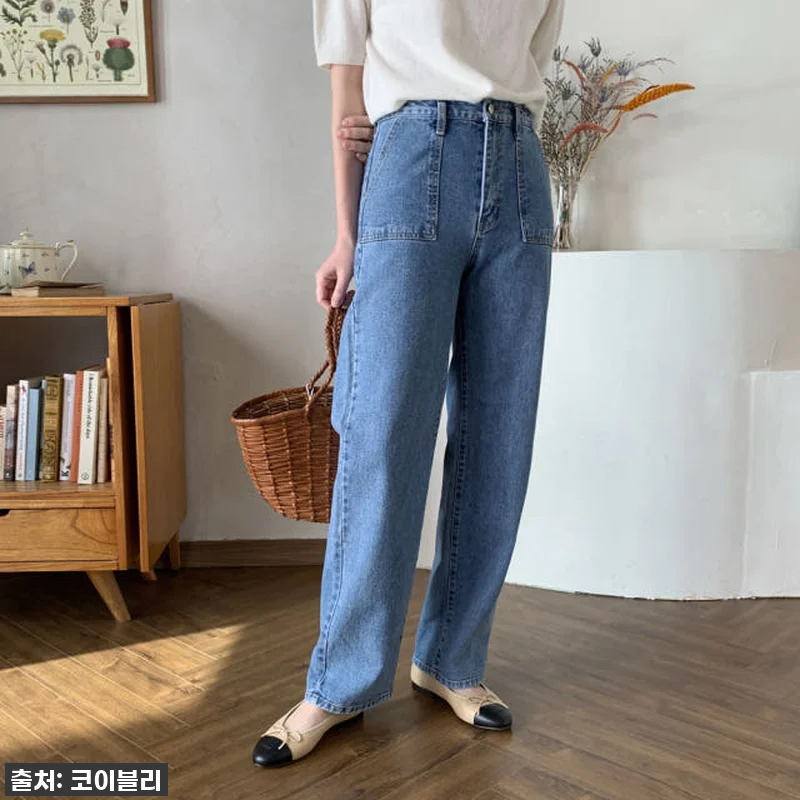찐후기! 품절임박 '빈티지 포켓 세미 일자진 여성와이드청바지' 인생템 등극! 14 찐후기! 품절임박 '빈티지 포켓 세미 관련 이미지 3