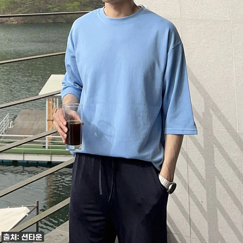 남자 7부티 오버핏 커플 빅사이즈 남 관련 이미지 4