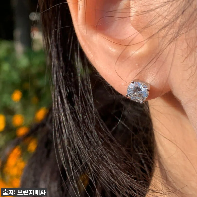 찐후기! 품절임박 모이사나이트 귀걸이 관련 이미지 4