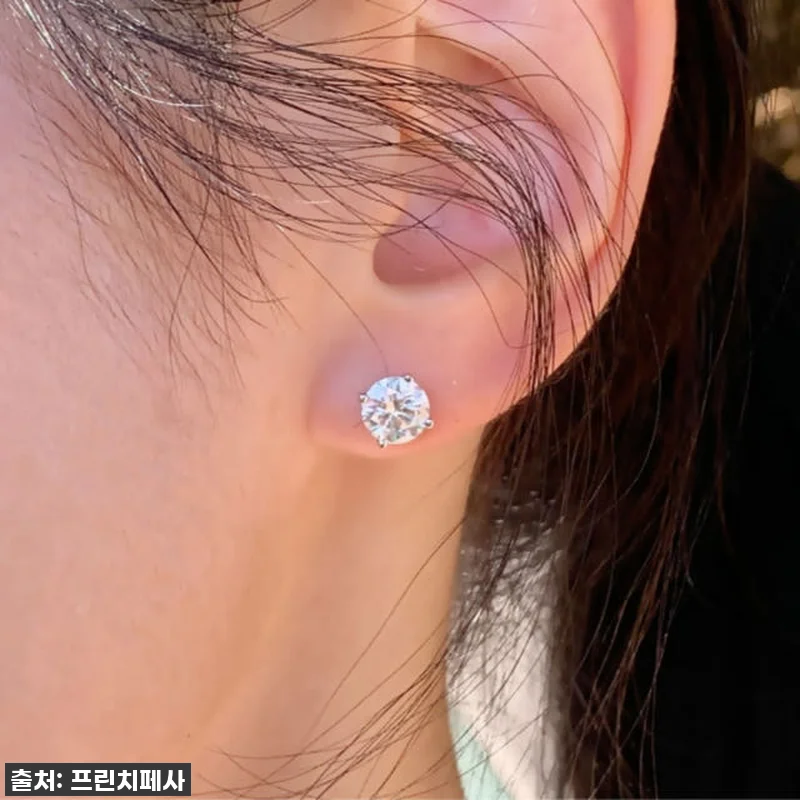 찐후기! 품절임박 모이사나이트 귀걸이 관련 이미지 5