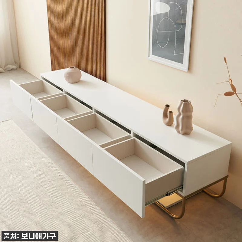 보니애가구 거실장 마리 화이트 TV 관련 이미지 6