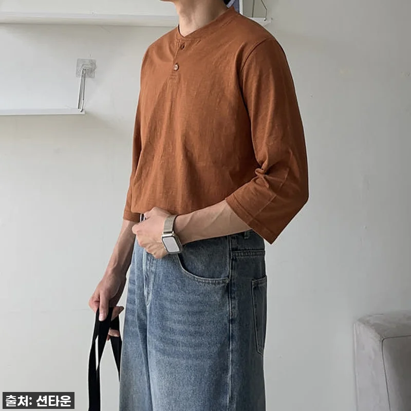 이슈템 등극! 헨리넥 오버핏 반팔티, 관련 이미지 6