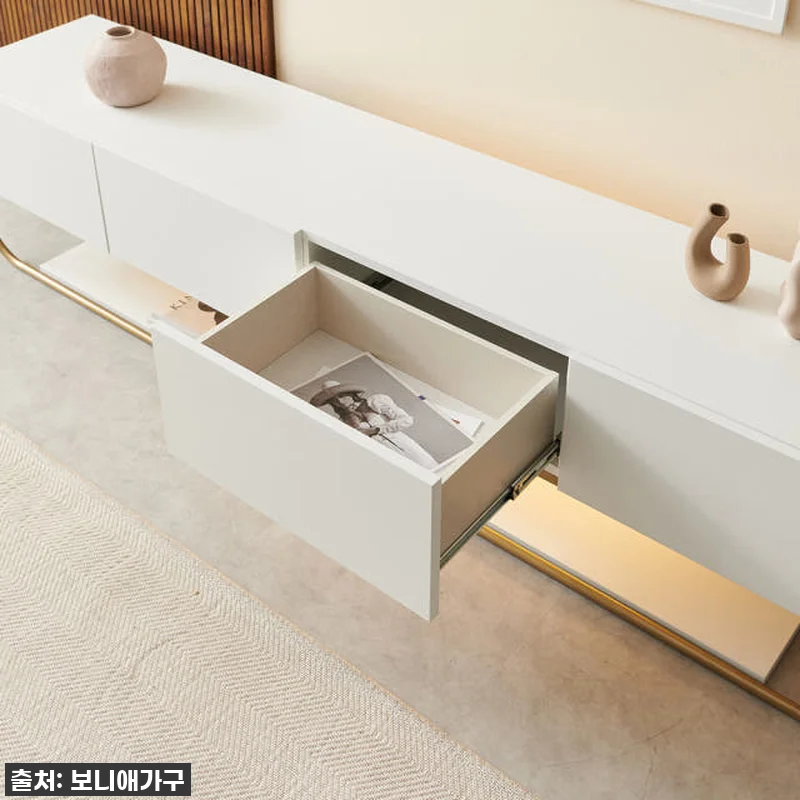 보니애가구 거실장 마리 화이트 TV 관련 이미지 7