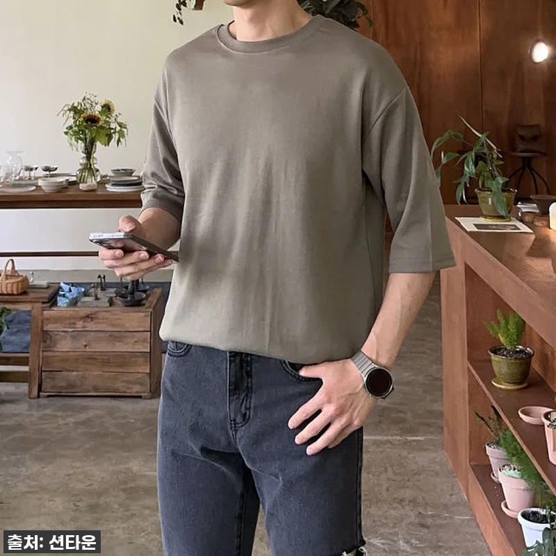 남자 7부티 오버핏 커플 빅사이즈 남 관련 이미지 7