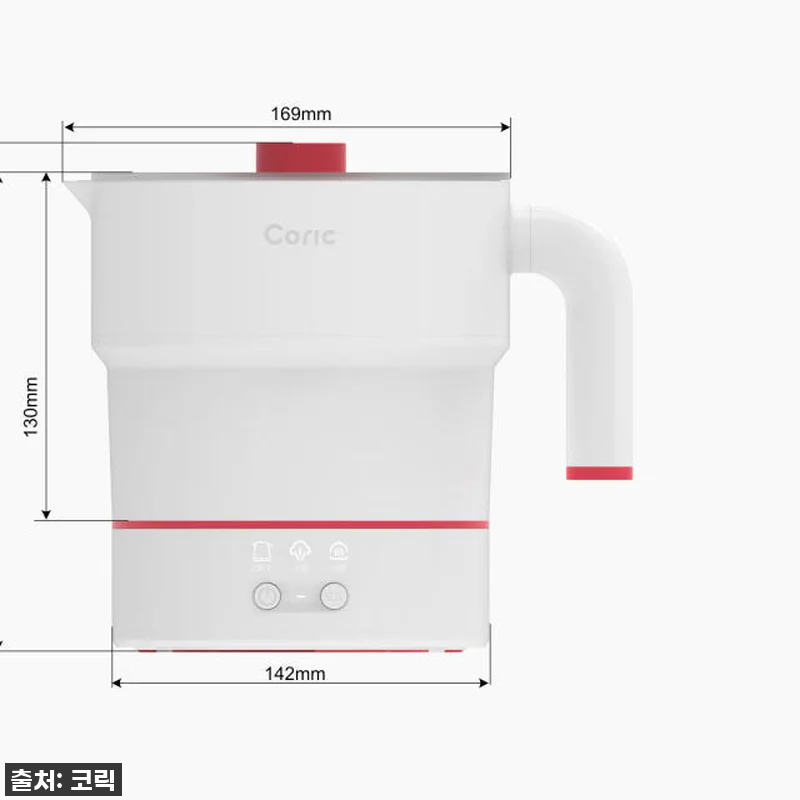 코릭 접이식 멀티쿠커 전기 포트 여행 관련 이미지 7