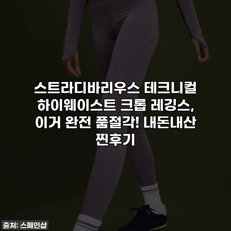 스트라디바리우스 테크니컬 하이웨이스트 크롭 레깅스, 이거 완전 품절각! 내돈내산 찐후기