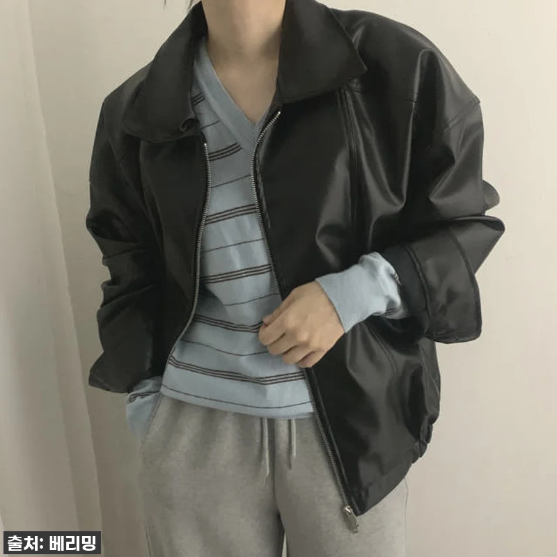 [찐후기] 품절각! 오버핏 페이크 레 관련 이미지 1