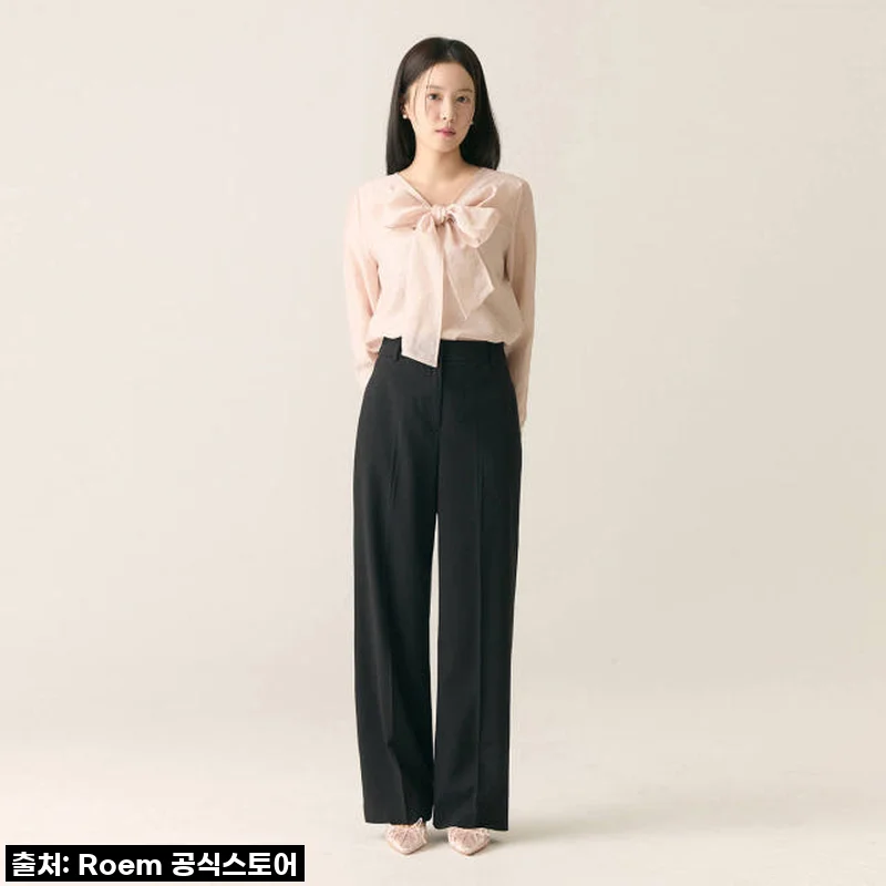 🔥품절임박🔥 로엠 세미와이드 밴딩 슬랙스 RMTWF23R13, 이거 진짜 인생템이야! (찐후기)