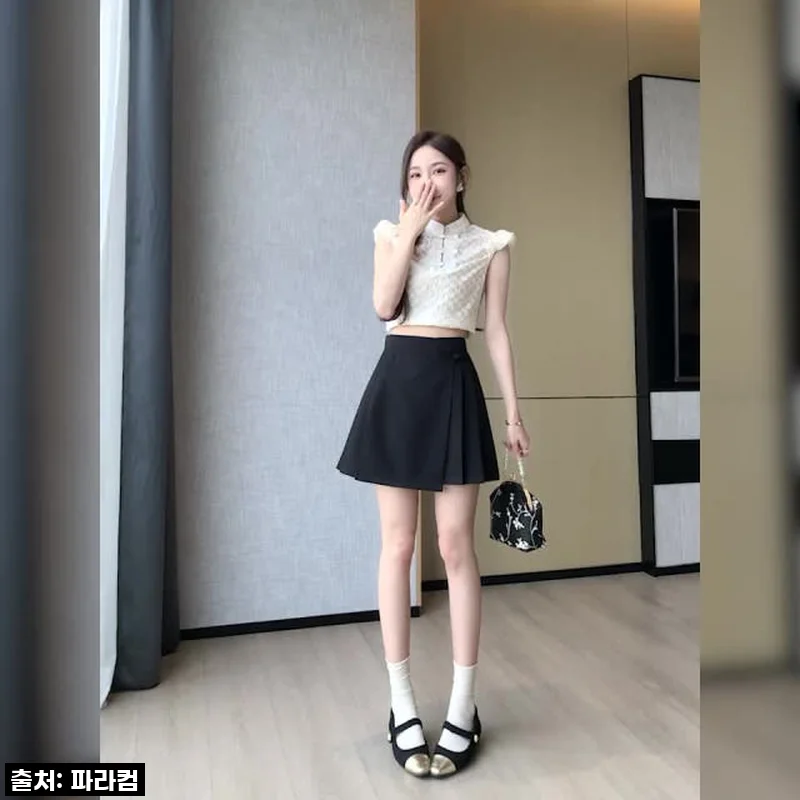 찐후기! 올여름 인생템 등극! 여성 A라인 플리츠스커트, 왜 이제야 만났을까?