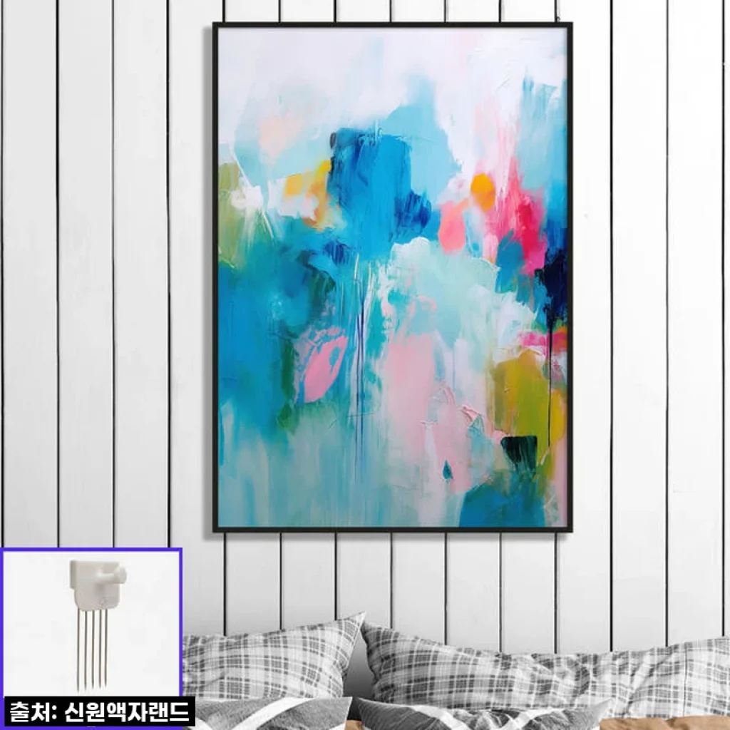 진심 담은 내돈내산 후기! '색채의노래 A1 무광블랙 알루미늄액자'로 거실 분위기 확 바꿨어요!