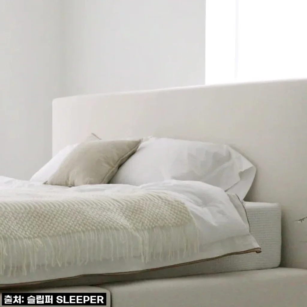 우리 부부 침실을 호텔 스위트룸으로! 슬립퍼 라인 저상형 패브릭 침대 LK 라지킹, 드디어 내돈내산 찐후기!